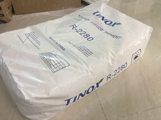 comprar TINOX R-2280 Proceso de sulfato Dióxido de titanio para plásticos con excelente opacidad y tono azul bajo fabricación en línea