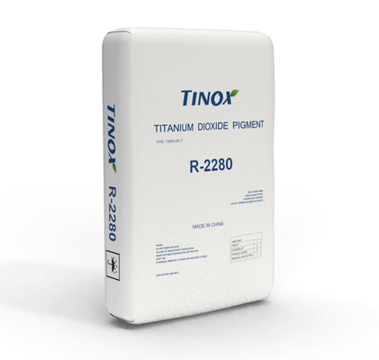 comprar TINOX R-2280 Proceso de sulfato Dióxido de titanio con excelente opacidad y tono azul fabricación en línea