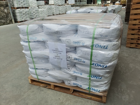 comprar Rutile Titanium Dioxide R-2240 with 94% Purity for Plastics Featuring Inorganic and Organic Post-treatments as White Powder online manufacture