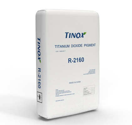 Recubrimientos industriales CAS 13463-67-7 Proceso de sulfato Dióxido de titanio R-2160