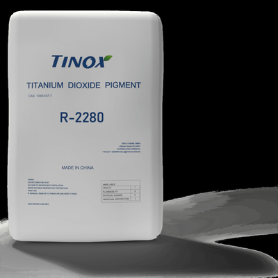 Revestimiento con dióxido de titanio de bajo nivel de brillo con solución de alta opacidad