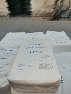 Un buen precio. Pigmentos blancos del rutilo del dióxido de titanio de Tinox R-2280 para los plásticos de gama alta en línea