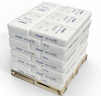 Dióxido de titanio pigmento de cloruro de rutilo de grado CR-1120 de alto brillo de alta blancura