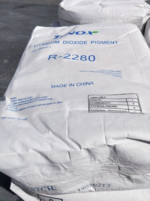 Proceso de sulfato Dióxido de titanio TINOX R-2280 para plásticos con excelente opacidad y tono azul