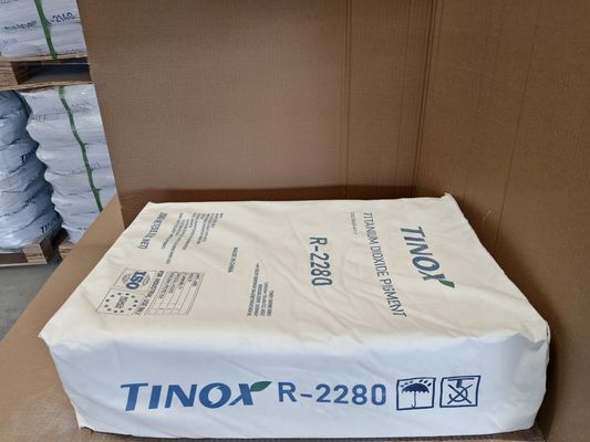 Un buen precio. TINOX R-2280 Titanium Dioxide Rutile with Superior Coverage Exceptional Dispersibility and Strong Blue Undertone for Plastic Applications en línea