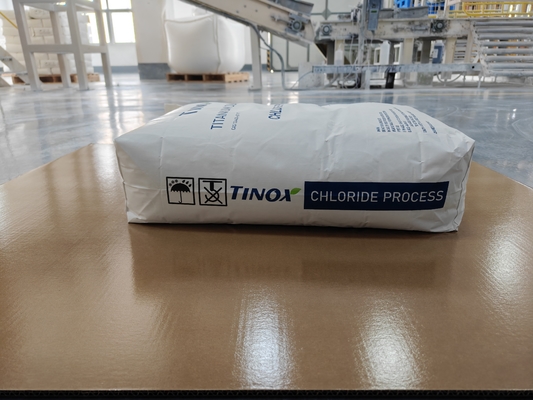 TINOX CR-1120 Pigmento de proceso de cloruro de alto rendimiento con un brillo superior de poder oculto excepcional