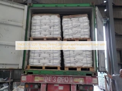 TINOX CR-1220 Fuerte resistencia a la tintura y poder de dispersión con el proceso de cloruro Dióxido de titanio para plástico